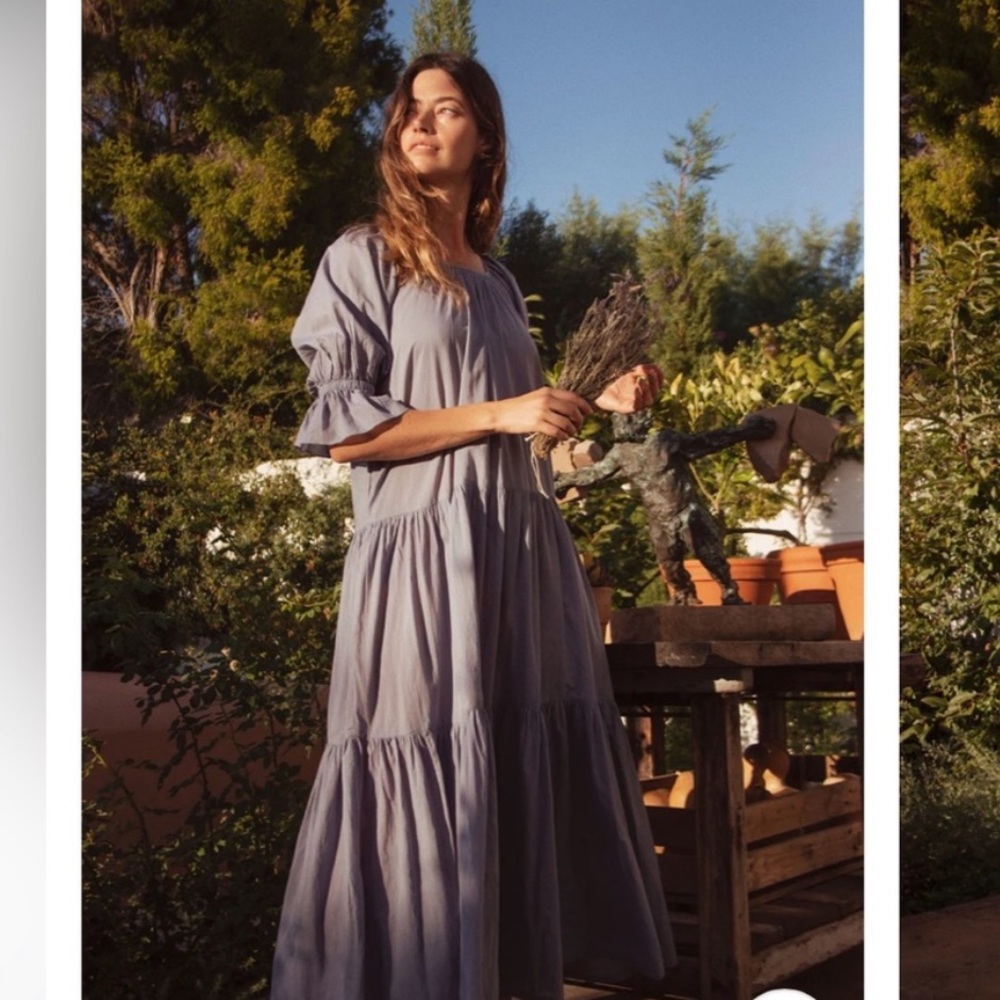 NWT Daughters of India blue lagoon Sahana dress